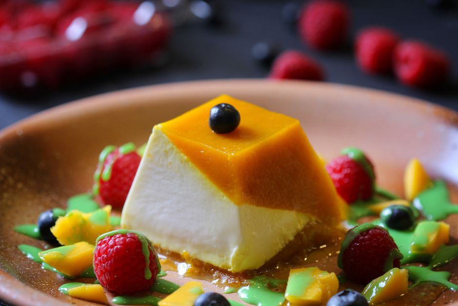 Panna cotta s hojevim medom